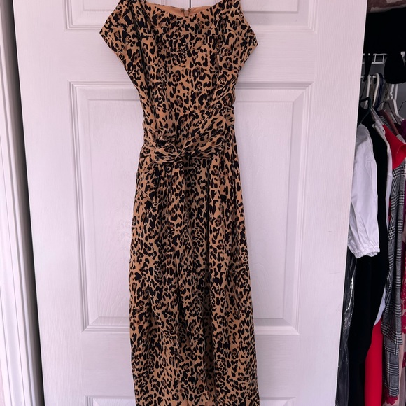 J. Crew Dresses | Jcrew Tie Waist Spaghetti Strap Dress with Slit - Picture 8 of 11